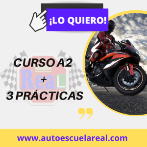 MATRÍCULA A2 MOTO + 3 CLASES